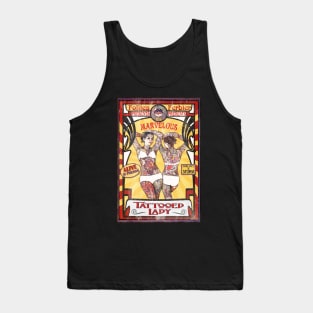 The Tattooed Lady Sideshow Poster Tank Top